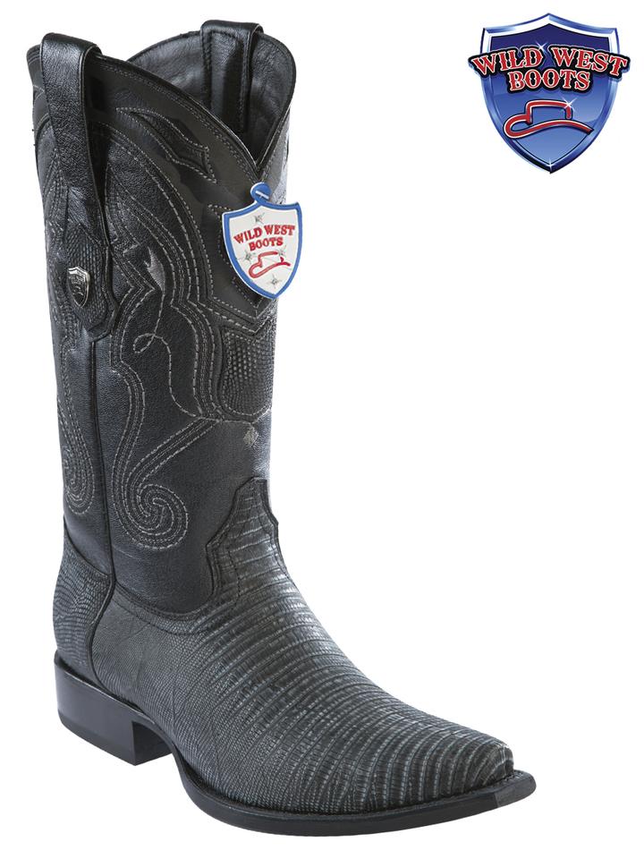 MEN'S WILD WEST BOOTS 2940774 TEJU SNIP TOE SANDED BLACK