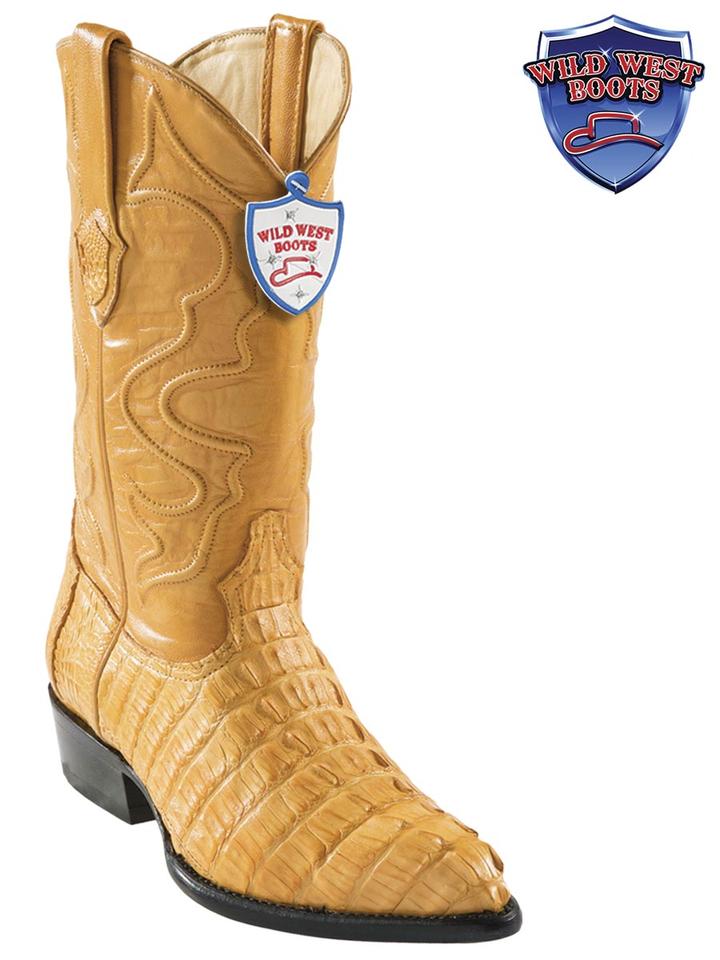 MEN'S WILD WEST BOOTS 2990102 CAIMAN TAIL JTOE / PUNTAL BUTTERCUP