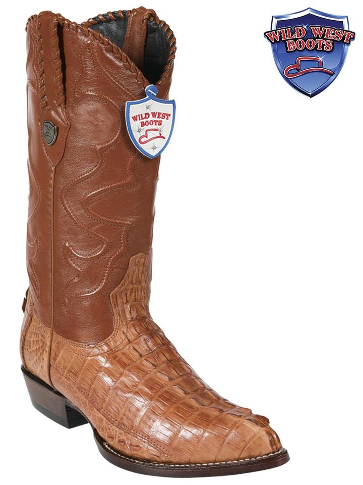 MEN'S WILD WEST BOOTS 2990103 CAIMAN TAIL JTOE / PUNTAL COGNAC