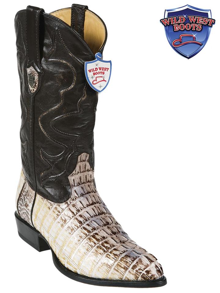 MEN'S WILD WEST BOOTS 2990149 CAIMAN TAIL JTOE / PUNTAL NATURAL