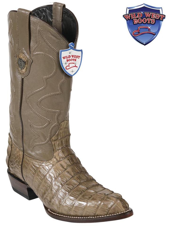 MEN'S WILD WEST BOOTS 2990165 CAIMAN TAIL JTOE / PUNTAL MINK