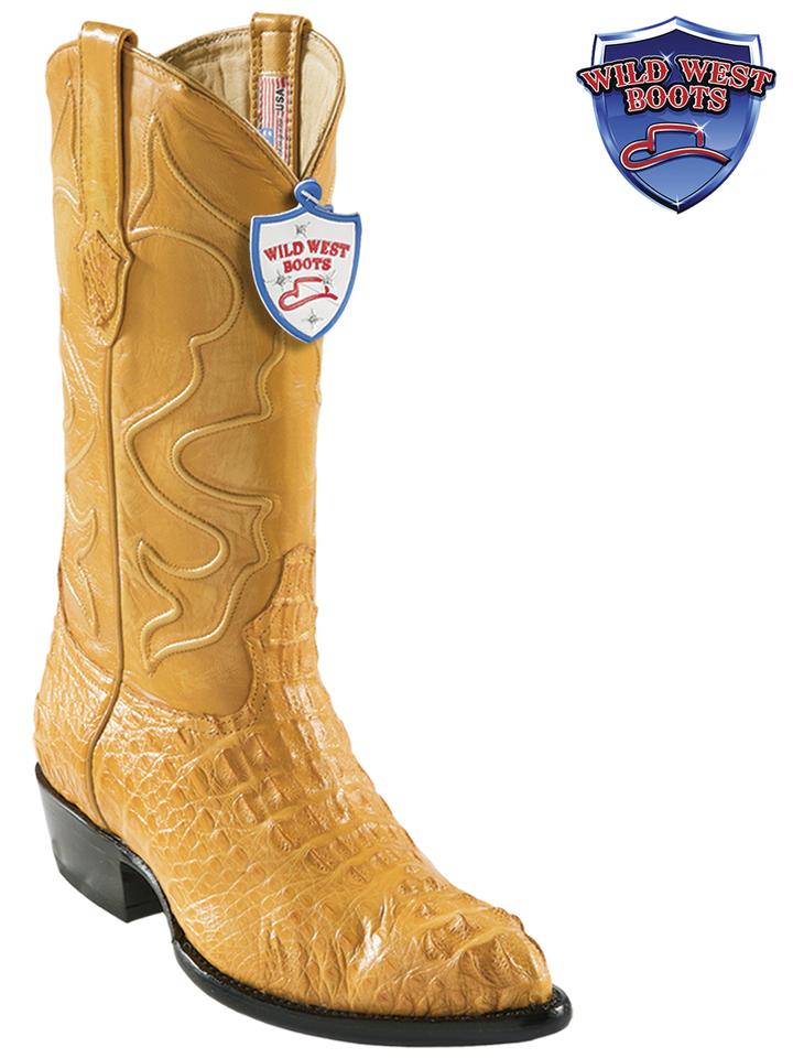 MEN'S WILD WEST BOOTS 2990202 CAIMAN HORNBACK JTOE / PUNTAL BUTTERCUP