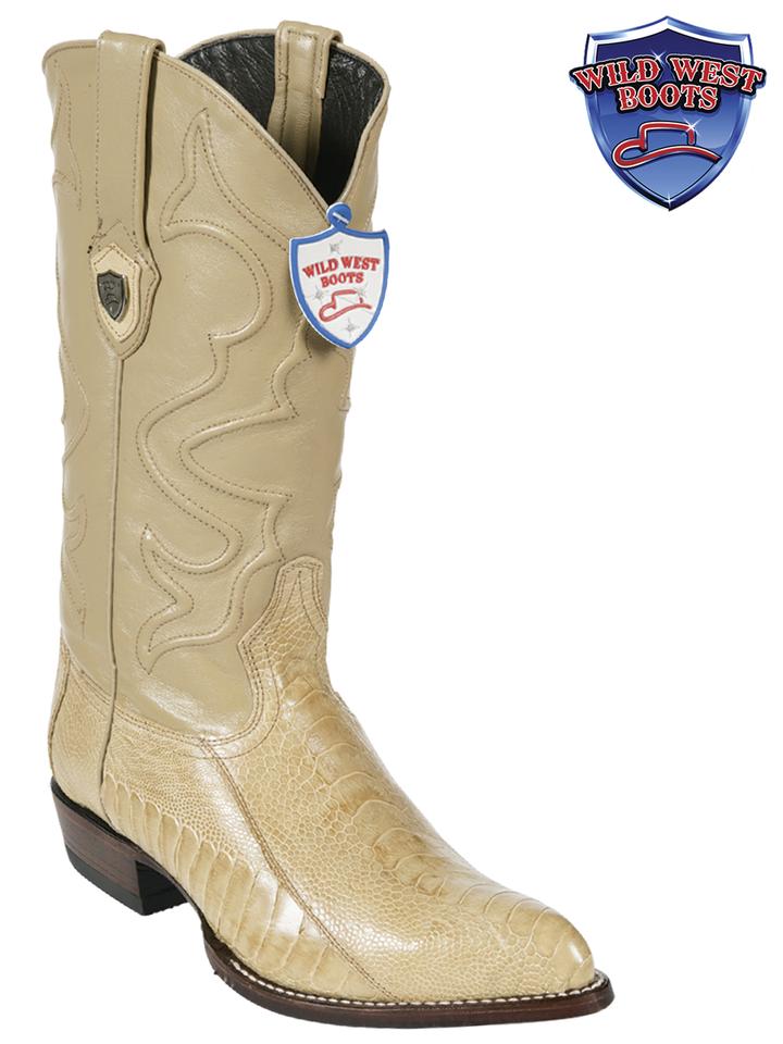 MEN'S WILD WEST BOOTS 2990511 OSTRICH LEG JTOE / PUNTAL ORYX