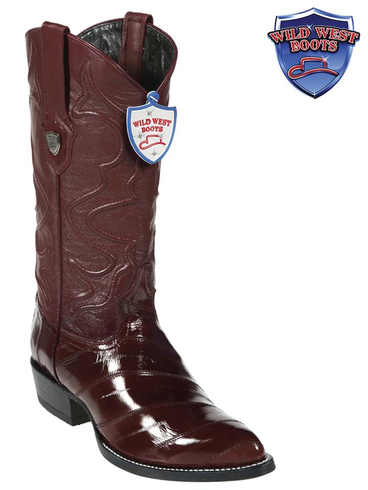 MEN'S WILD WEST BOOTS 2990806 EEL JTOE / PUNTAL BURGUNDY