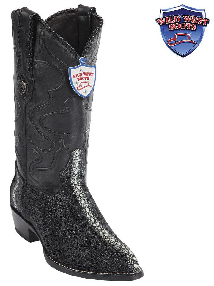 MEN'S WILD WEST BOOTS 2991105 STINGRAY ROWSTONE JTOE / PUNTAL BLACK