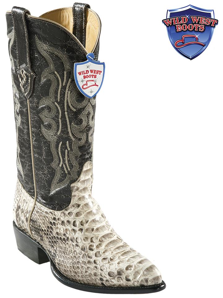 MEN'S WILD WEST BOOTS 2995749 PYTHON JTOE / PUNTAL NATURAL