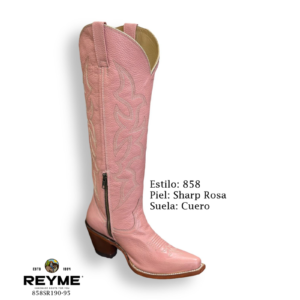 REYME BOOTS- 858 SHARP ROSA CUERO